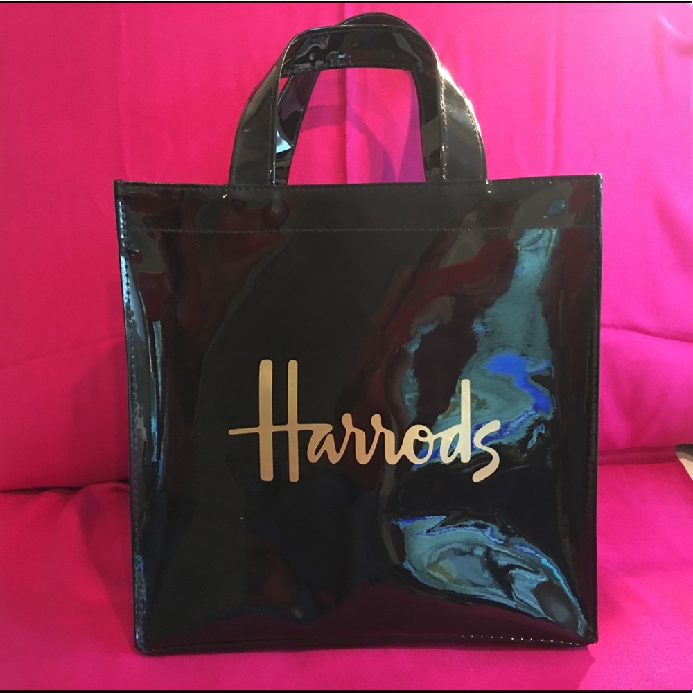 Harrods of London NEW black tote bag